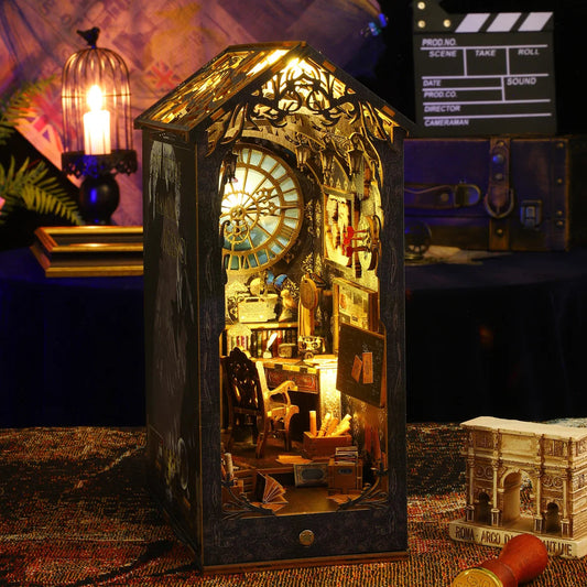 DIY miniature dollhouse furniture set for bedroom and living room scenes