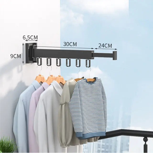 Uscător de rufe retractabil